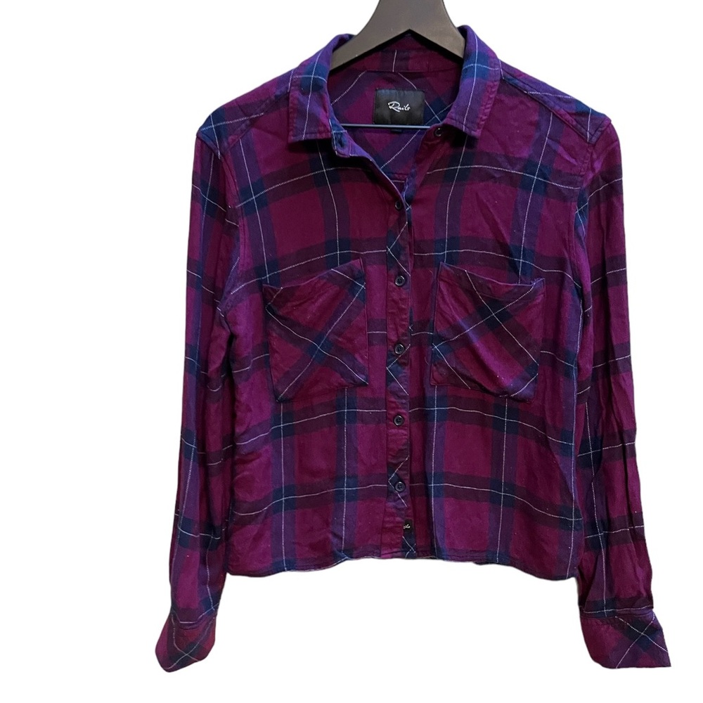 Rails cropped plaid size XS